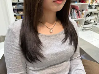 ロング Yuka/Aujua ソムリエ/髪質改善のヘアスタイル