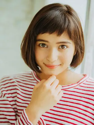 ミディアム La・sol HAIRのヘアスタイル