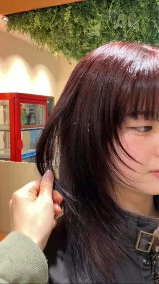 ロング カラー ヘアアレンジ 久野紗愛 【髪質改善　艶髪】のヘアスタイル
