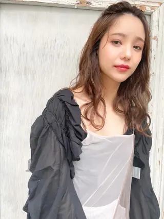 セミロング カラー パーマ ヘアアレンジ メンズ キッズ ネイル マツエク・マツパ 韓国ヘア🫧 KAZUTOのヘアスタイル