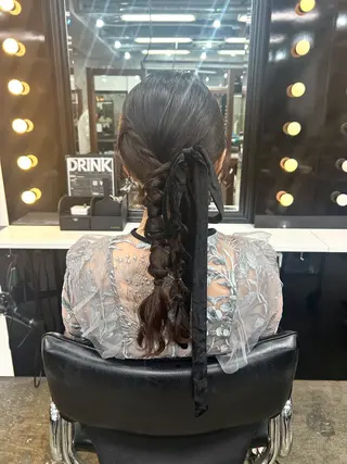 ロング Hiyo 外国人風くせ毛パーマのヘアスタイル