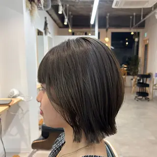 ショート レイヤー/艶々カラー /縮毛矯正/うみ🌟のヘアスタイル