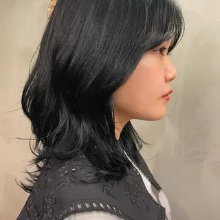 ミディアム カラー RorriM natsuのヘアスタイル