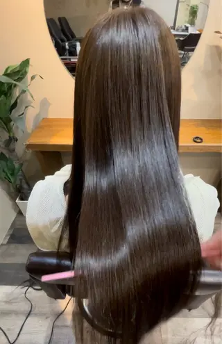 ロング 札幌大通/メンズ/ 縮毛矯正•髪質改善のヘアスタイル