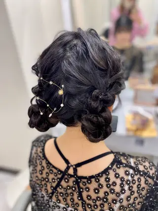 ヘアアレンジ ヘアセットサロン ココのヘアスタイル