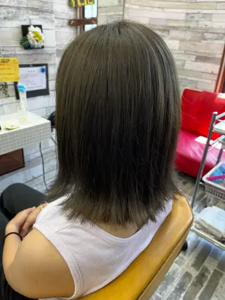 ミディアム カラー 大坪 拓斗のヘアスタイル