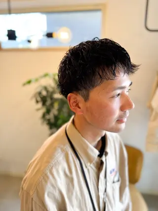 パーマ メンズ サイトウ ヒトミ 【メイヘア】のヘアスタイル