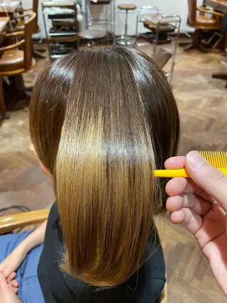ミディアム stylist YUTOのヘアスタイル