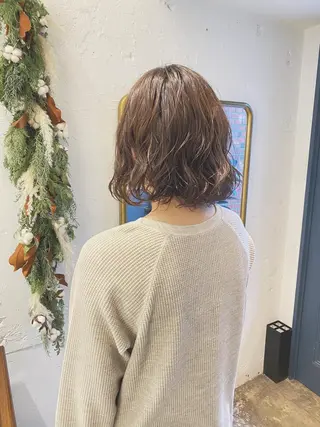 ミディアム パーマ tender KOZONOのヘアスタイル