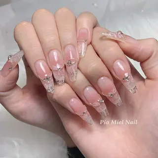 ネイル HANA 長さだしのネイルデザイン