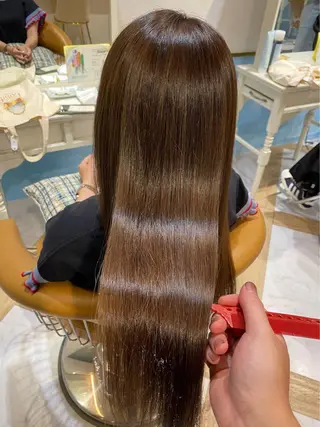 ロング ✨縮毛矯正✨レイヤー ホウダカズヒロのヘアスタイル