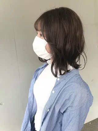 ショート カラー 新宿 似合わせカラー HINAのヘアスタイル