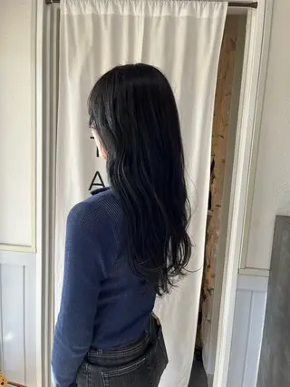 ロング カラー 金沢市/美容師/ 岡島由希美のマツエク・マツパデザイン