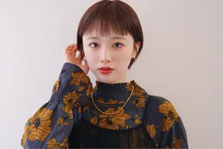 ショート カラー 縮毛矯正×髪質改善 店長　DAITOのヘアスタイル