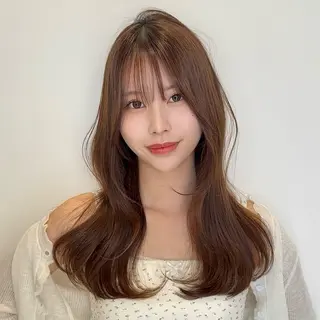 ロング カラー パーマ ヘアアレンジ ️🫧レイヤーカット 銀座/れいか️️🫧のヘアスタイル