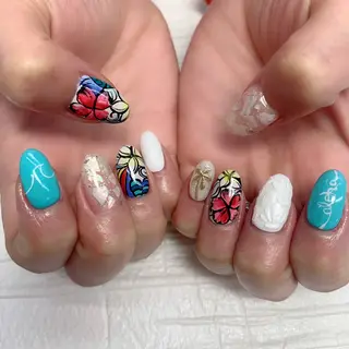 ネイル 上原 千帆のネイルデザイン