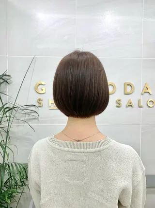ショート カラー 本格ヘッドスパ🌿 ×ヘア 佐藤のヘアスタイル