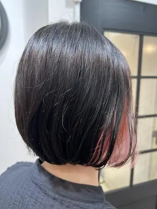 ミディアム 🎀縮毛矯正/カラー モデル募集ハルナ🎀のヘアスタイル