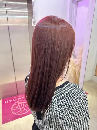 ロング カラー ハイトーンレイヤー 顔まわりSOTAのヘアスタイル