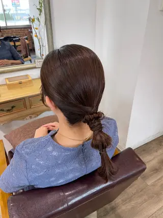 セミロング ヘアアレンジ Felice Erikaのヘアスタイル
