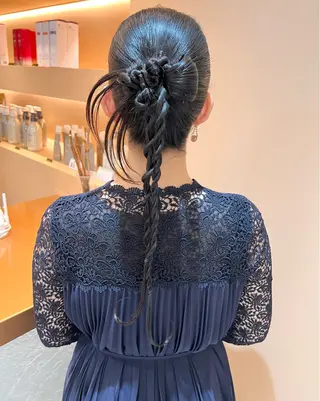 ロング カラー ヘアアレンジ ✨カチモリ✨レイヤー 韓国ヘア🇰🇷ゆいのヘアスタイル