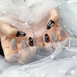 ネイル パーツ全部¥110 サロンミミのネイルデザイン