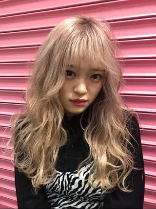 ロング カラー yuuna/ ハッシュカット🎀のヘアスタイル