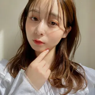 セミロング カラー 🪭risa 暖色/レイヤー🪭のヘアスタイル