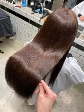ロング カラー 🌈本物の髪質改善 森田涼平のヘアスタイル