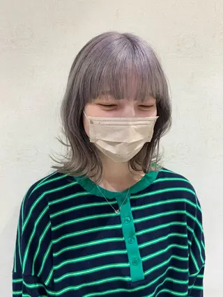 ショート カラー フェザー/ニュアンス パーマ/ryutoのヘアスタイル
