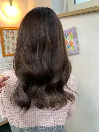 ロング カラー 美容室 ドルチェのヘアスタイル