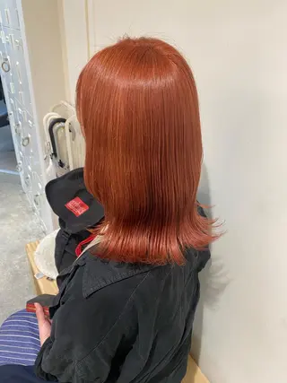 ミディアム カラー ヘアアレンジ ボブ /ニュアンス/ satomi🧸💖のヘアスタイル