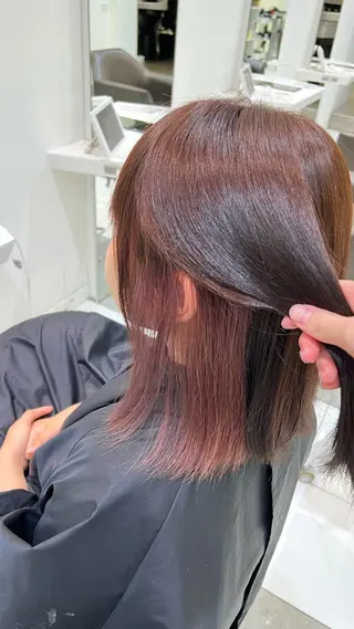 ミディアム Yuka/Aujua ソムリエ/髪質改善のヘアスタイル