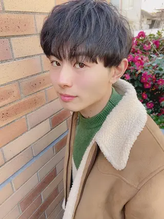 ショート カラー パーマ ヘアアレンジ メンズ CHIC share salon所属・ちこ .のヘアスタイル