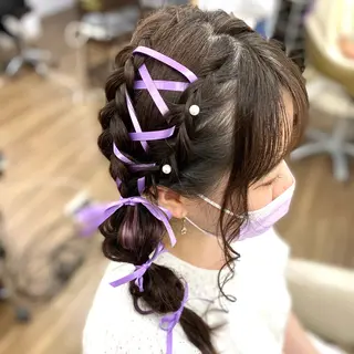 ヘアアレンジ GLOSS♡ ヤマガミコウジのヘアスタイル