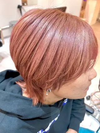 ショート カラー TOSHIKI 透明感カラー🌈のヘアスタイル