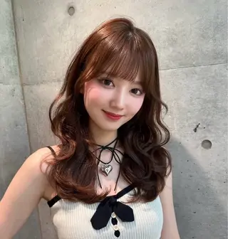 セミロング 🎀透明感カラー shizuka🎀のヘアスタイル
