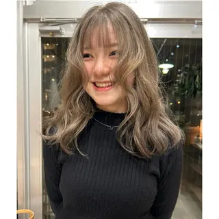 カラー カエデ🐬 カットカラーモデルのヘアスタイル