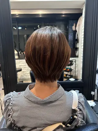 ショート 三浦 栞のヘアスタイル