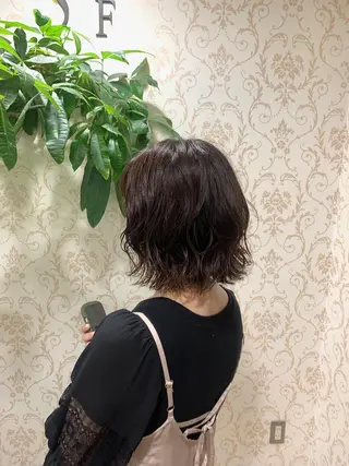 ショート カラー パーマ メンズパーマ&メンズ 縮毛矯正/平野/渋谷のヘアスタイル