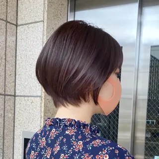 ショート カラー ヘアアレンジ ✨️ボブカット中村 真緒✨️のヘアスタイル