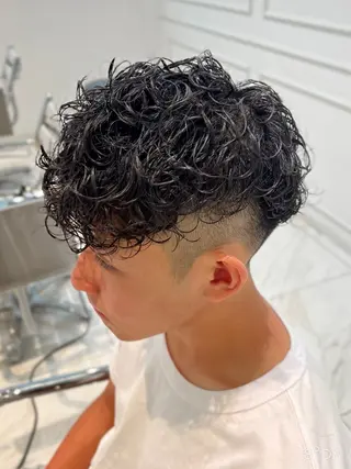 ショート NYNY姫路本店 メンズパーマ藤川時也のヘアスタイル
