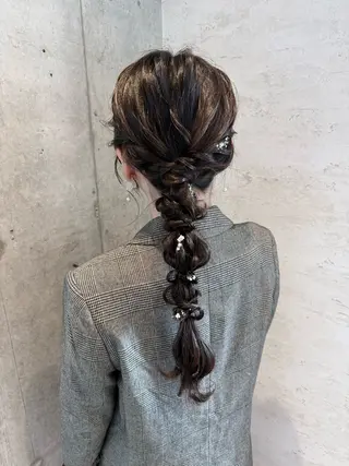 ロング ヘアアレンジ 🎀ヘアセット/艶髪 /はやしほのか🎀のヘアスタイル
