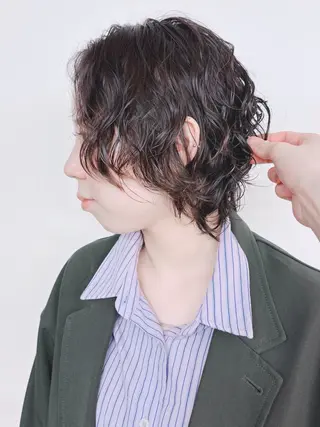 ショート ウルフ／レイヤー 🐺🌀寺門和紗のヘアスタイル