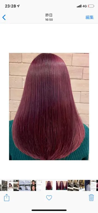 ミディアム 韓国ヘア🇰🇷髪質 改善たけるのヘアスタイル