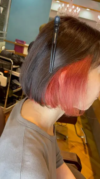 カラー 原野 実優羽のヘアスタイル