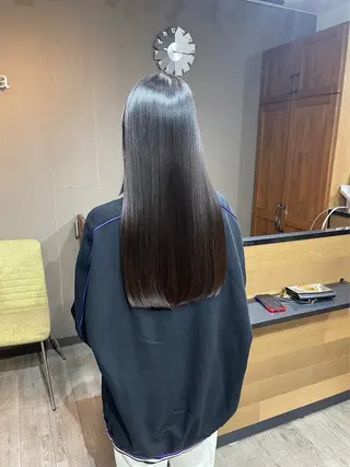 ロング 髪質改善ストレート/ 廣瀬のヘアスタイル