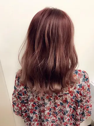 ミディアム カラー 田室 和幸のヘアスタイル