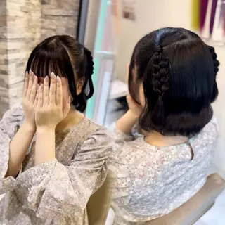 ショート ヘアアレンジ ⠀ みぃのヘアスタイル