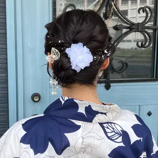 ヘアアレンジ ナチュラルヘア 🌱/久留米/あまのヘアスタイル